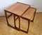 Mid-Century Teak Satztische von G Plan, 1969, 2er Set 5