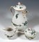 20th Century Meissen Coffee Set with Dragon in Green & Gold, 1980s, Set of 22, Image 5