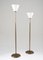 Modern Swedish Uplight Floor Lamps in Brass, 1940s, Set of 2 2