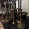 Kerzenhalter, Kochtopf & Warmhalter Kruzifix Kaffeekanne, 1800er, 11 . Set 2