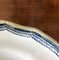 Rouen Plate Dish with Stitched Restauration Delft Blue, France, 1780s, Image 7