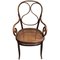 Butaca Nr 1 de madera curvada con respaldo fino de haya de Michael Thonet para Thonet, 1865, Imagen 1