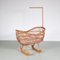 Rattan Cradle from the Netherlands, 1950s 2