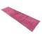 Turkish Distressed Narrow Runner Rug in Pink, 1970s 2