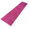 Turkish Distressed Narrow Runner Rug in Pink, 1970s 5