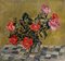 Maya Kopitzeva, Red Roses, 1968, Oil, Image 2