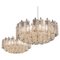 Mid-Century-Modern Glass Chandeliers from Venini, Italy, 1960s, Set of 2 1