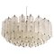 Mid-Century Modern Handcrafted Glass Chandelier from Venini, Italy, 1960s, Image 1