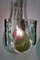 Lámpara colgante Crystal Art de vidrio, años 70, Imagen 2
