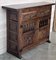 20th Century Large Catalan Spanish Baroque Carved Walnut Credenza, 1900s 2