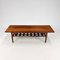Mid-Century Rosewood and Leather Coffee Table by Topform, 1960s 1