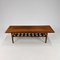 Mid-Century Rosewood and Leather Coffee Table by Topform, 1960s 9
