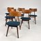 Mid-Century Dining Chairs attributed to Louis Van Teeffelen, 1960s, Set of 6 5