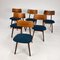 Mid-Century Dining Chairs attributed to Louis Van Teeffelen, 1960s, Set of 6, Image 1