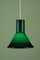 Lámpara colgante P & T Mini de Michael Bang para Holmegaard Glassworks, años 70, Imagen 8
