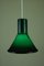 Lámpara colgante P & T Mini de Michael Bang para Holmegaard Glassworks, años 70, Imagen 6