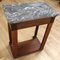 Vintage Mahogany & Marble Side Table 2