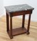Vintage Mahogany & Marble Side Table, Image 1
