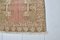 Small Pink Muted Oushak Entryway Rug 4