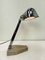 Lámpara ajustable de escritorio francesa Art Déco, años 30, Imagen 5