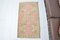 Vintage Faded Pink Entryway Rug 2