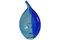 Blue Glass Vase from Kosta Boda, 1980s, Image 1