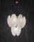 Frosted Murano Glass Leaf Chandelier, 1970s 3