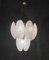 Frosted Murano Glass Leaf Chandelier, 1970s, Image 3