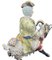 Große Porzellanfigur von Graf Brühl Schneider auf einer Ziege von Capodimonte, 1950er 18