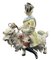 Large Porcelain Count Bruhl's Tailor on a Goat Figure from Capodimonte, 1950s, Image 19