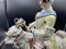 Figura de sastre con una cabra del Conde Bruhl's grande de porcelana de Capodimonte, años 50, Imagen 3