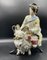 Figura de sastre con una cabra del Conde Bruhl's grande de porcelana de Capodimonte, años 50, Imagen 1