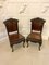 Antique Carved Chinese Hall Chairs, 1880, Set of 2, Image 1