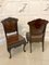 Antique Carved Chinese Hall Chairs, 1880, Set of 2 2
