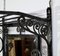 Wrought Iron Luggage Rack with Mirror, 1960s 14