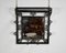 Wrought Iron Luggage Rack with Mirror, 1960s, Image 1
