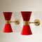 Mid-Century Italian Sconces, 1950s, Set of 2, Image 2