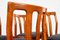Vintage Teak Dining Chairs by Dyrlund, Denmark, 1960s, Set of 4, Image 3