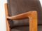 Easy Chairs Vintage en Teck et en Cuir par Ole Wanscher pour Cado, Set de 2 9