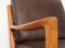 Vintage Teak Leather Easy Chairs by Ole Wanscher for Cado, Set of 2, Image 9