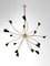 Lámpara de araña Sputnik Mid-Century con brazos flexibles, Imagen 4