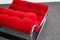 Vintage Swedish Red Impala Lounge Chair by Gillis Lundgren for Ikea, 1972 13