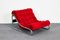 Vintage Swedish Red Impala Lounge Chair by Gillis Lundgren for Ikea, 1972 9