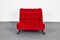 Vintage Swedish Red Impala Lounge Chair by Gillis Lundgren for Ikea, 1972 11