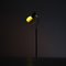 Italian Floor Lamp in Brass with Yellow Lampshade, 1960s 7