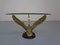 French Swan Coffee Table in Brass and Glass, 1960s, Image 5