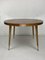 Italian Round Table with Tapered Brass Leg Ends, 1950s, Image 21