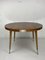 Italian Round Table with Tapered Brass Leg Ends, 1950s, Image 15