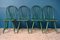 Bohemian Windsor Dining Chairs, 1960s, Set of 4 4