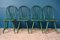 Bohemian Windsor Dining Chairs, 1960s, Set of 4, Image 4